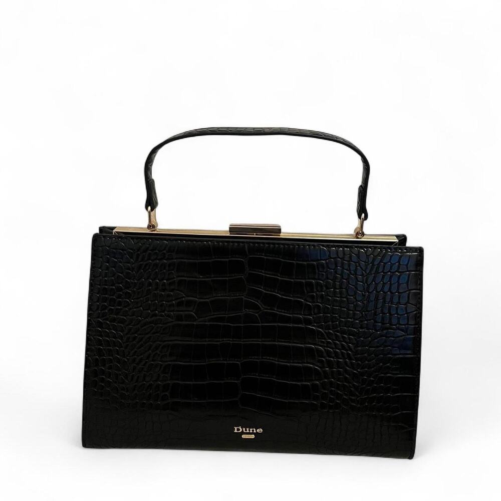 Dune London Croc Frame Purse